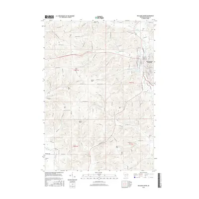 2016 Map of Richland Center, 2016 Print