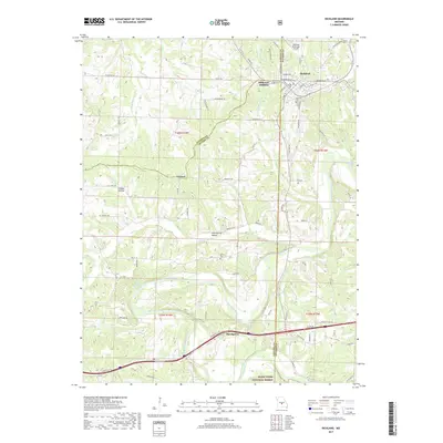 2017 Map of Richland, 2017 Print