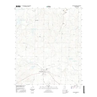 2016 Map of Richland Springs, 2016 Print
