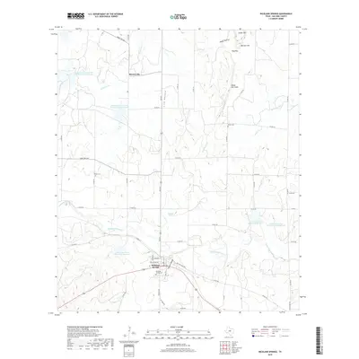 2019 Map of Richland Springs, 2019 Print