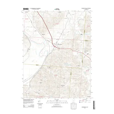 2013 Map of Richmond Dale, 2013 Print
