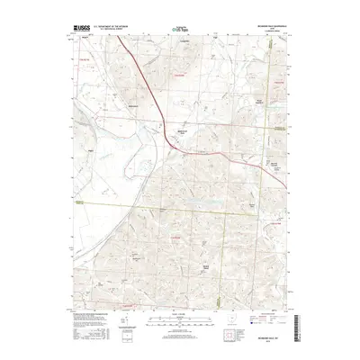 2016 Map of Richmond Dale, 2016 Print