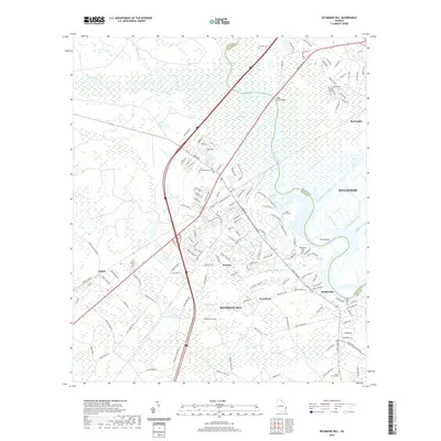 2020 Map of Richmond Hill, 2020 Print