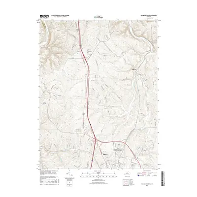 2016 Map of Richmond North, 2016 Print