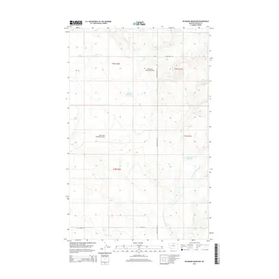 2014 Map of Richmond Reservoir, 2014 Print