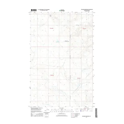 2017 Map of Richmond Reservoir, 2017 Print