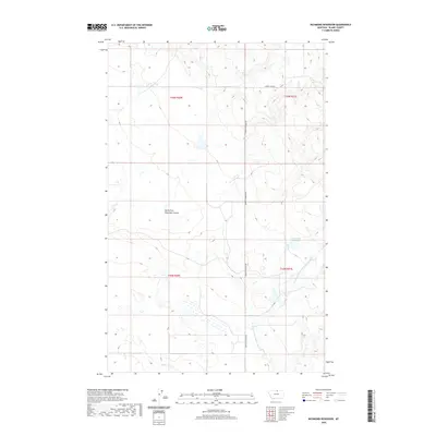 2020 Map of Richmond Reservoir, 2020 Print