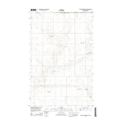 2014 Map of Richmond Reservoir NW, 2014 Print