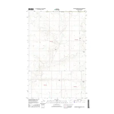 2017 Map of Richmond Reservoir NW, 2017 Print