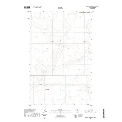2020 Map of Richmond Reservoir NW, 2020 Print