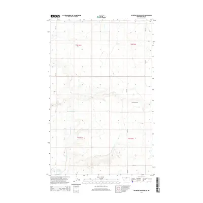 2014 Map of Richmond Reservoir SW, 2014 Print