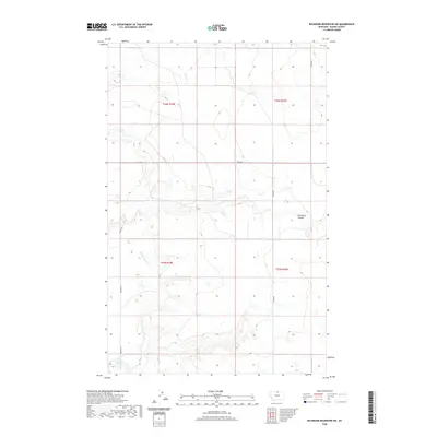 2020 Map of Richmond Reservoir SW, 2020 Print