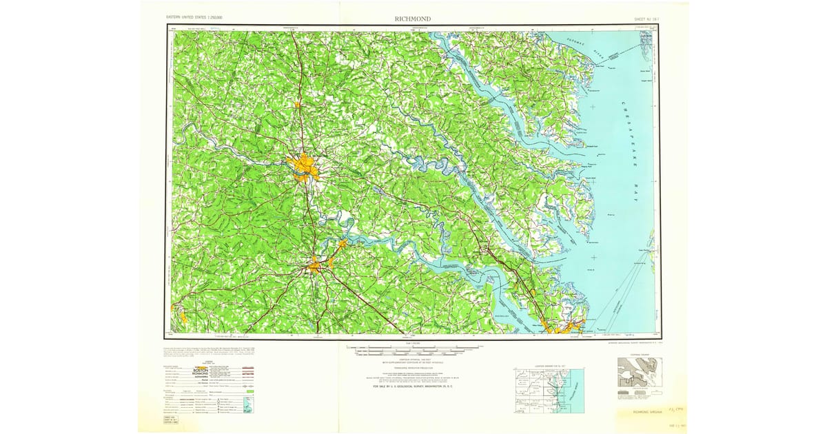 1960s Maps of Jean Court Chesterfield County Pastmaps