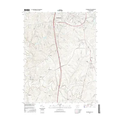 2016 Map of Richmond South, 2016 Print
