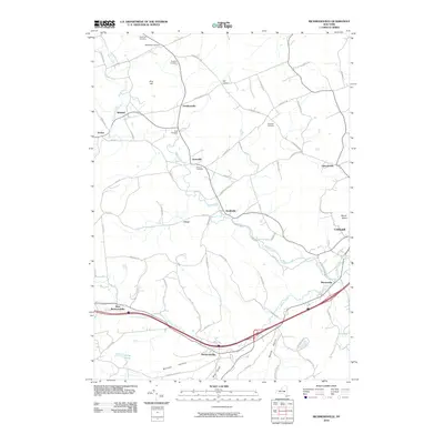 2010 Map of Richmondville, 2010 Print