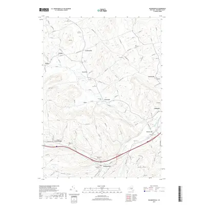 2019 Map of Richmondville, 2019 Print
