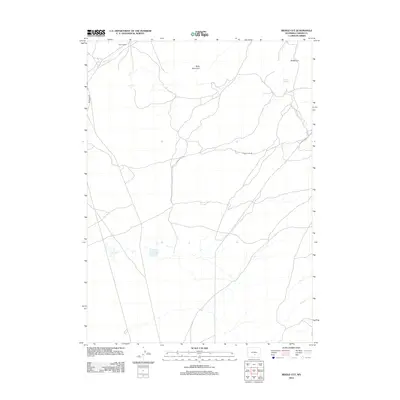 2012 Map of Riddle Cut, 2012 Print
