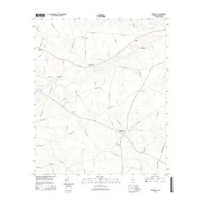2014 Map of Riddleville, 2014 Print