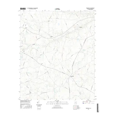 2017 Map of Riddleville, 2017 Print