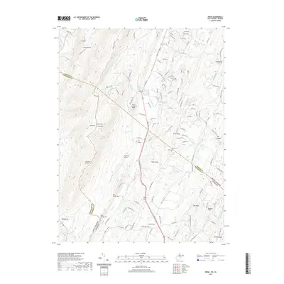 2019 Map of Ridge, 2019 Print