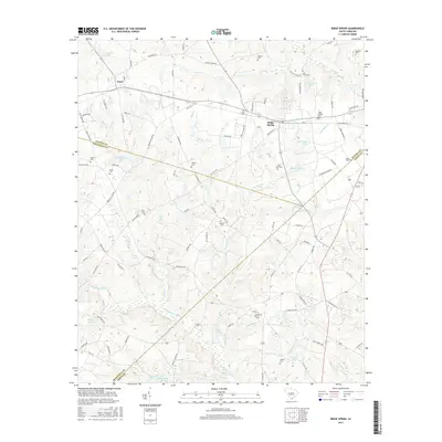 2017 Map of Ridge Spring, 2017 Print