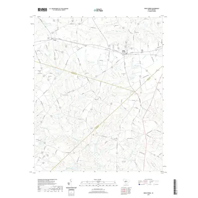 2020 Map of Ridge Spring, 2020 Print