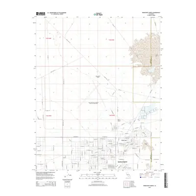 2015 Map of Ridgecrest North, 2015 Print