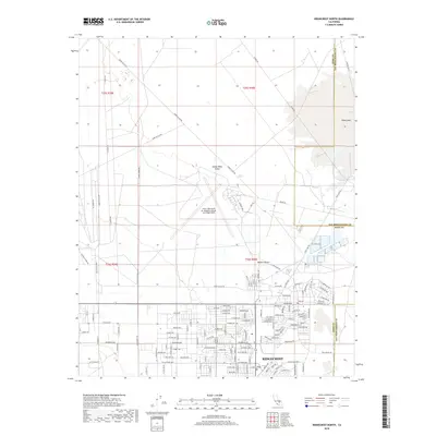 2018 Map of Ridgecrest North, 2018 Print