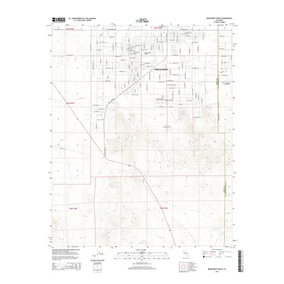 2015 Map of Ridgecrest South, 2015 Print