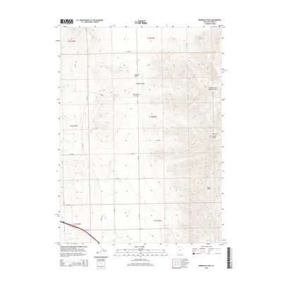 2014 Map of Ridgedale Pass, 2014 Print