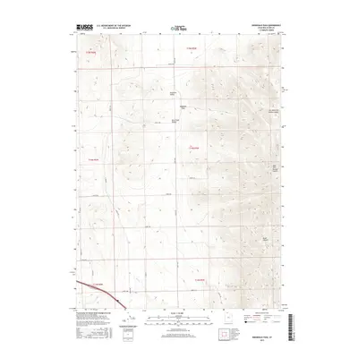 2017 Map of Ridgedale Pass, 2017 Print