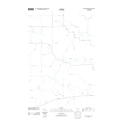 2013 Map of Ridgeland NE, 2013 Print