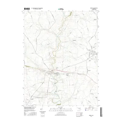2017 Map of Ridgely, 2017 Print