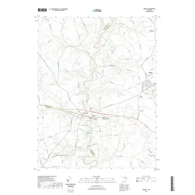 2019 Map of Ridgely, 2019 Print