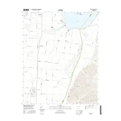 2016 Map of Ridgely, 2016 Print