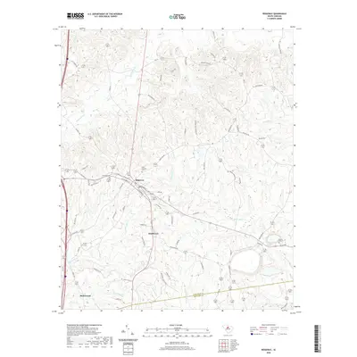 2020 Map of Ridgeway, 2020 Print