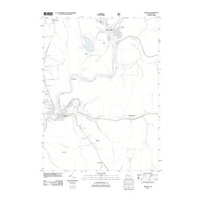 2011 Map of Ridgway, 2011 Print
