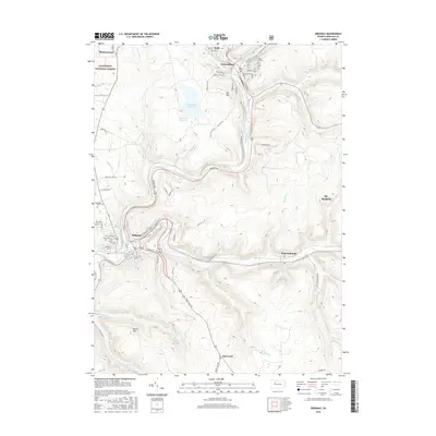 2016 Map of Ridgway, 2016 Print
