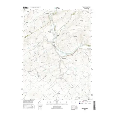 2016 Map of Riegelsville, 2016 Print
