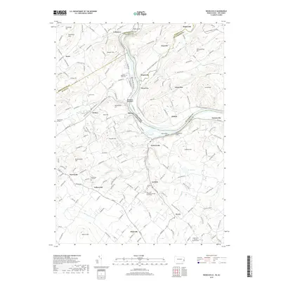 2019 Map of Riegelsville, 2019 Print