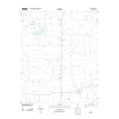 2012 Map of Rienzi, 2012 Print