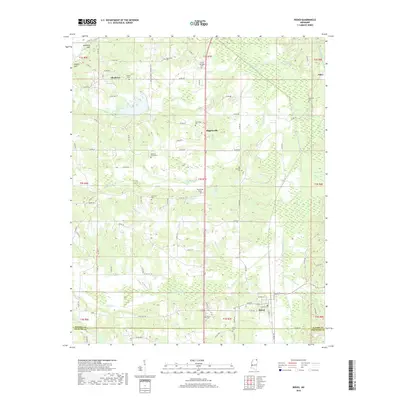 2018 Map of Rienzi, 2018 Print