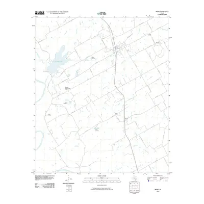 2010 Map of Riesel, 2010 Print
