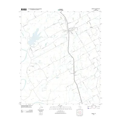 2013 Map of Riesel, 2013 Print