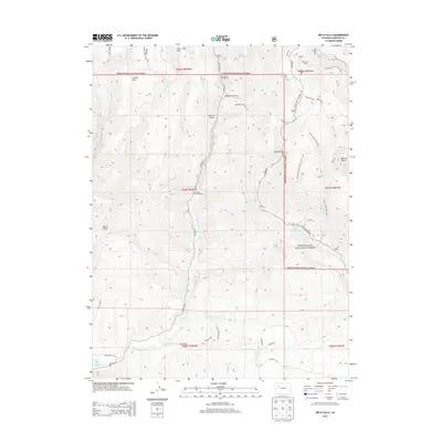2013 Map of Rifle Falls, 2013 Print