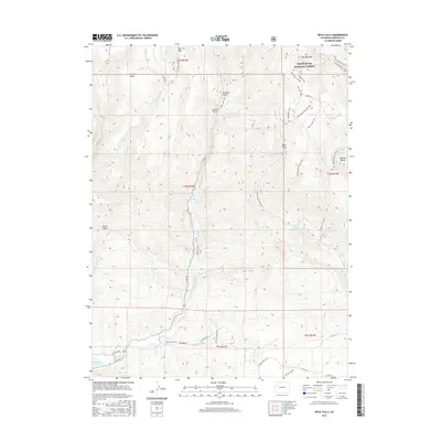 2016 Map of Rifle Falls, 2016 Print
