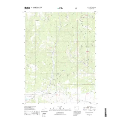 2019 Map of Rifle Falls, 2019 Print