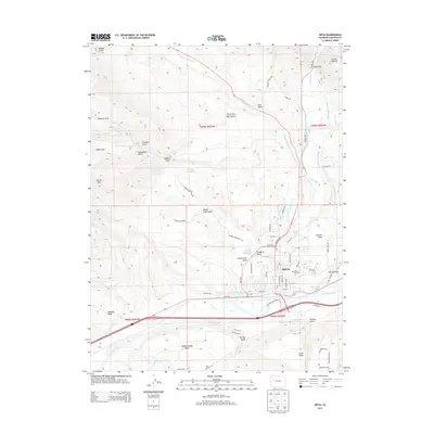 2013 Map of Rifle, 2013 Print