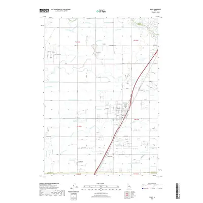 2020 Map of Rigby, 2020 Print