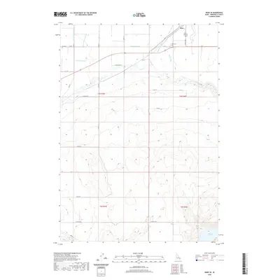 2020 Map of Rigby SE, 2020 Print